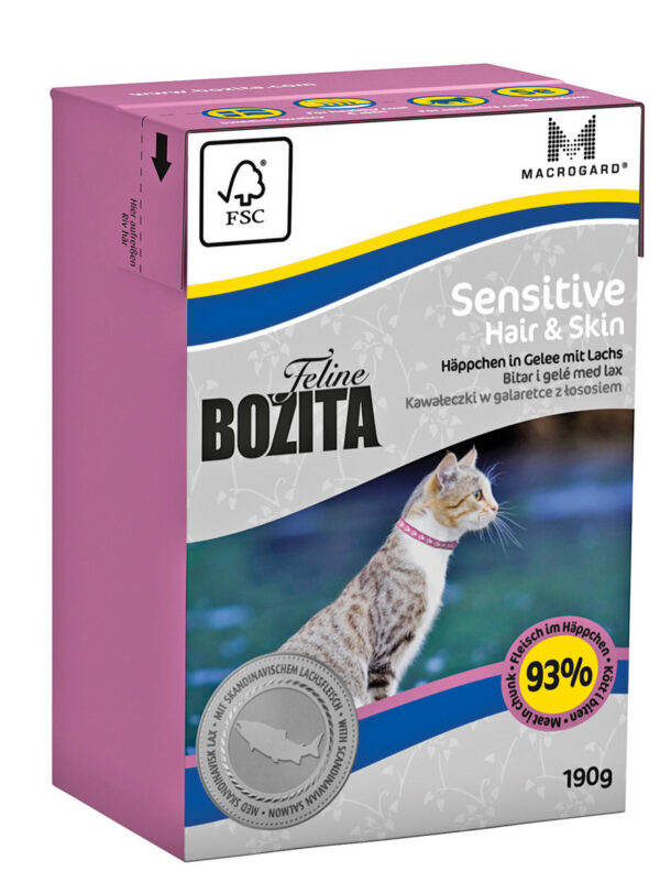 Bozita Feline Hair Skin Sensitive 190g