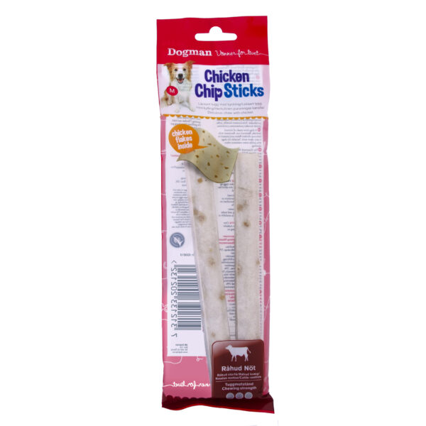 Dogman Chicken Chip sticks 2p Vit L 17,5cm